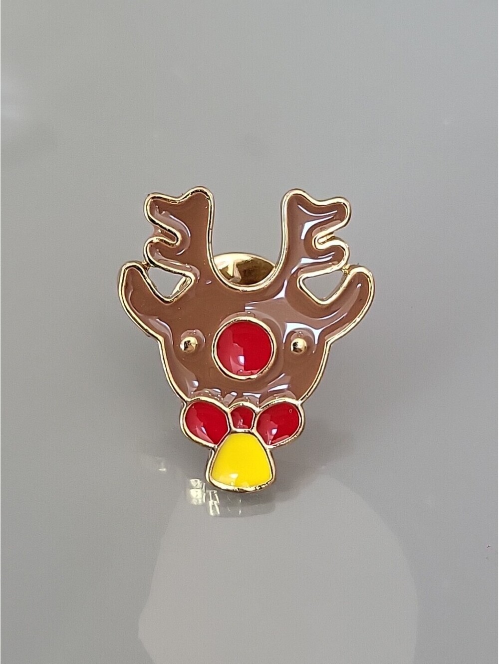 VINTAGE CHRISTMAS BROOCH PIN HOLIDAY 🎁 BEAUTIFUL N61 Christmas Santa Reindeer